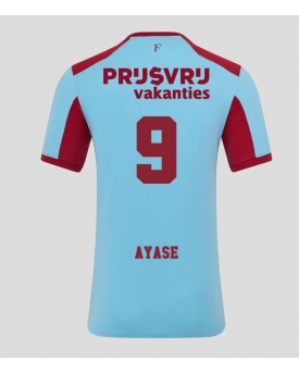 Feyenoord Ayase Ueda #9 Maglia Gara Terza Repliche 2025-26 Maniche Corte